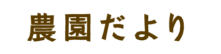 農園だより